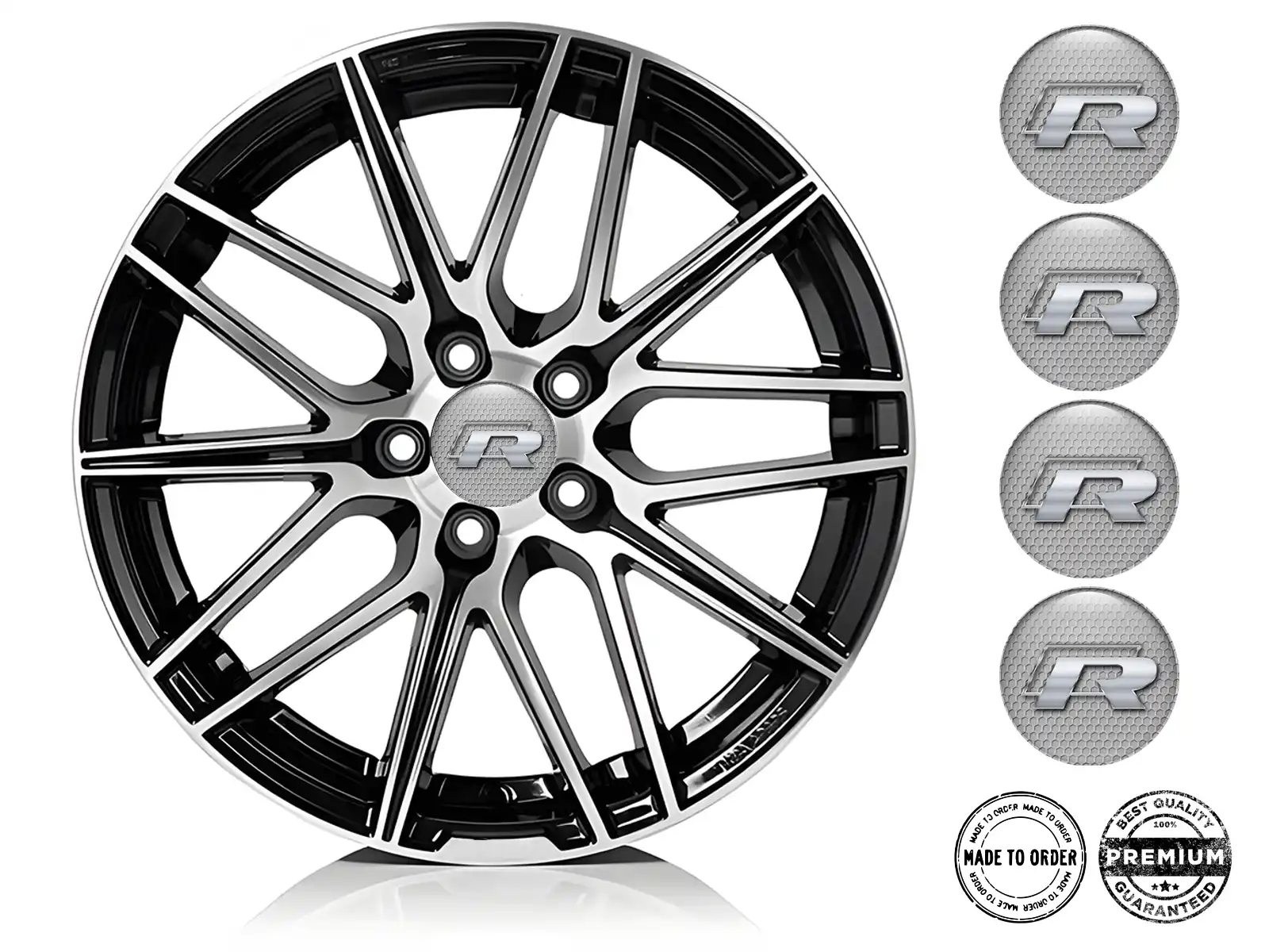 VW Autocollants Roues Précision Cascade Interstellaire